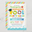 Search for pool graduation invitations School's out