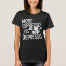 Recherche de expresso tshirts Moins de dépresso