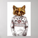 Recherche de renard drôle posters Forêt