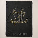 Search for bridal party blankets Newly weds