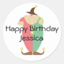 Search for retro kids birthday stickers Pink