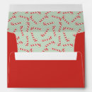 Search for candy cane envelopes Red