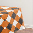 Search for orange plaid tablecloths Kitchen