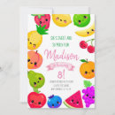 Search for citrus birthday invitations Fruits