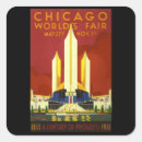 Search for vintage chicago stickers Retro