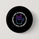 Search for disability awareness buttons Hearing impaired