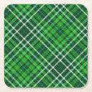 Search for green white pattern coasters Chequered