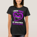 Search for in memory of my brother tshirts Cancer