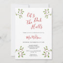 Search for deck the halls invitations Simple