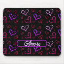 Recherche de coeur rouge tapis souris Amour