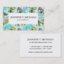 Search for palm tree business cards Exotic