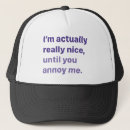 Recherche de vraiment casquettes Humour