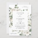 Recherche de doux mariage invitations Aquarelle