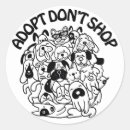 Search for rescue dogs stickers Dog adoption