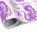 Recherche de dragons mignons papier cadeau Pour les enfants
