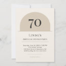 Search for 70th dinner birthday invitations Elegant