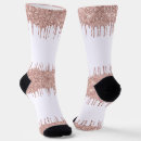 Search for rose gold socks Glitter