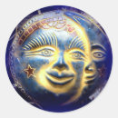 Recherche de visage lune autocollants Céleste