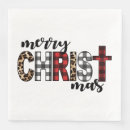 Search for christian christmas napkins Merry
