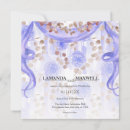 Search for purple ribbon invitations Floral