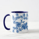 Search for blue delft mugs Flowers
