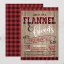 Search for friends christmas invitations Flannel and friends