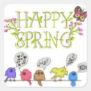 Search for spring bird stickers Butterfly
