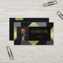 Recherche de motif géométrique cartes visite Luxe