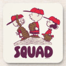 Search for baseball coasters Charles schulz