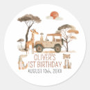 Search for wild one birthday stickers Safari birthday party