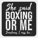 Recherche de boxeur drôle autocollants Gants