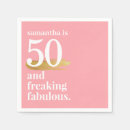 Search for funny 50th birthday napkins Party