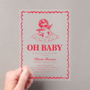 Search for cherub invitations Vintage
