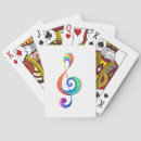 Search for treble playing cards Music