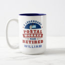 Search for memorabilia mugs Postal worker