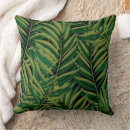 Search for palm leaves pillows Greenery