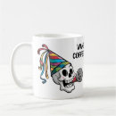Search for colourful skeleton mugs Halloween