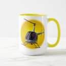Recherche de hélicoptère tasses Pilote