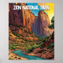 Recherche de canyon de zion posters Le rétrécissement