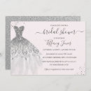 Search for silver glitter bridal shower invitations Dress