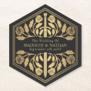 Search for black and gold coasters Elegant