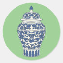 Search for ginger jar stickers Blue and white