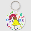 Search for alphabet a keychains Children