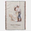 Search for wedding favor blankets Watercolor