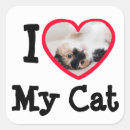 Search for i love my cat stickers Heart