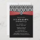 Recherche de red ribbon invitations Moderne