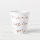 Search for pumpkin spice mugs Script
