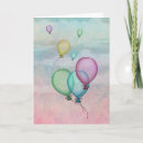 Search for watercolor balloon art cards Cute
