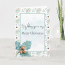 Search for turquoise christmas cards Berries
