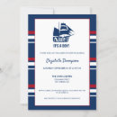 Search for sailor baby boy shower invitations Navy blue